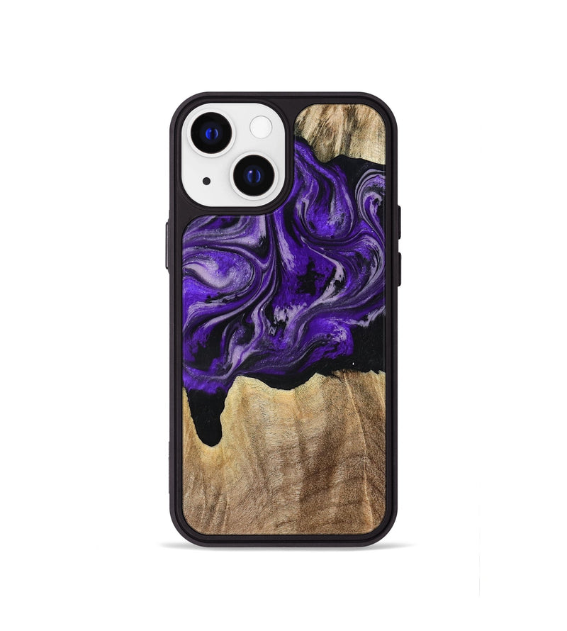 iPhone 13 mini Wood Phone Case - Shelli (Purple, 777548)
