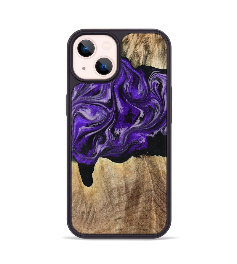 iPhone 14 Wood Phone Case - Shelli (Purple, 777548)