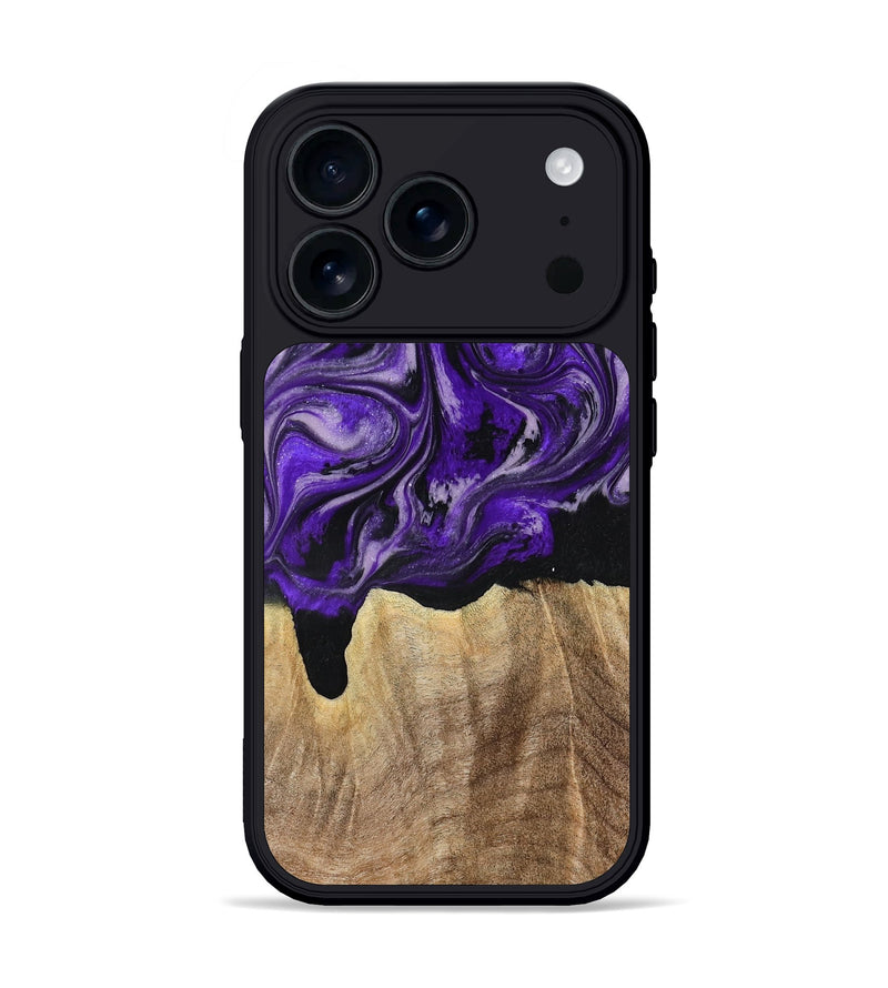 iPhone 17 Pro Wood Phone Case - Shelli (Purple, 777548)