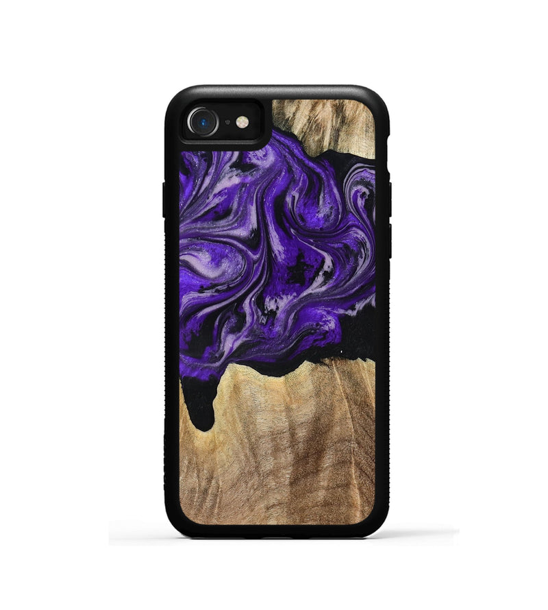 iPhone SE Wood Phone Case - Shelli (Purple, 777548)
