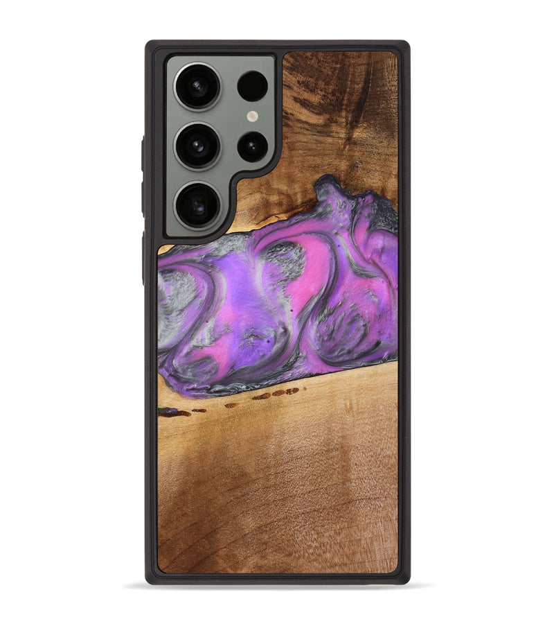 Galaxy S23 Ultra Wood Phone Case - Nayeli (Purple, 777549)