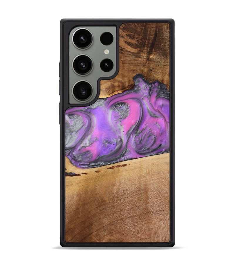 Galaxy S24 Ultra Wood Phone Case - Nayeli (Purple, 777549)