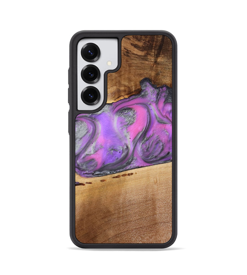 Galaxy S25 Wood Phone Case - Nayeli (Purple, 777549)