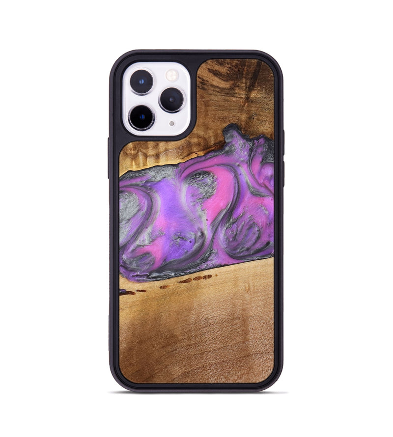 iPhone 11 Pro Wood Phone Case - Nayeli (Purple, 777549)