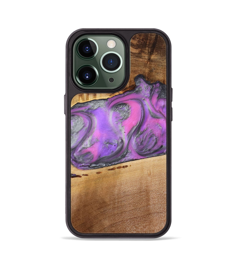 iPhone 13 Pro Wood Phone Case - Nayeli (Purple, 777549)