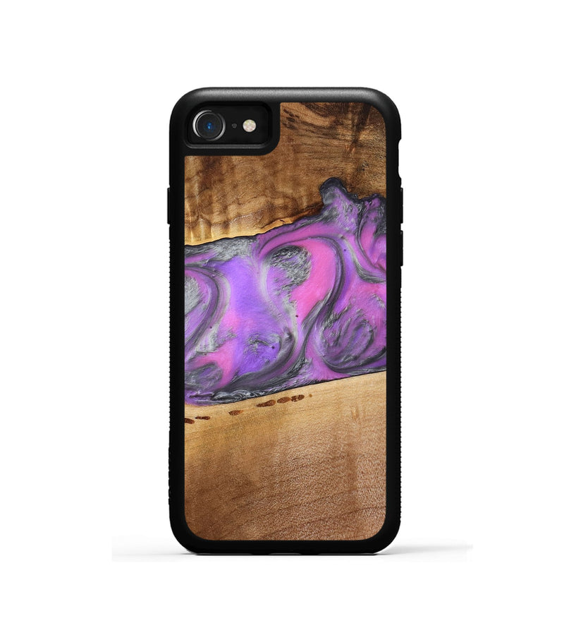 iPhone SE Wood Phone Case - Nayeli (Purple, 777549)