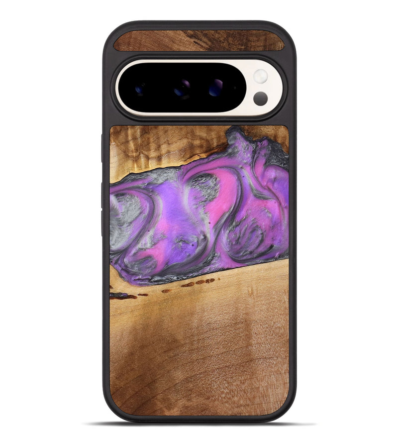 Pixel 10 Pro XL Wood Phone Case - Nayeli (Purple, 777549)