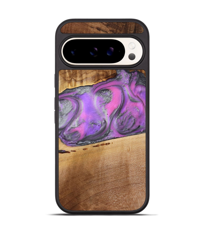 Pixel 9 Pro Wood Phone Case - Nayeli (Purple, 777549)