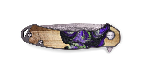EDC Wood Pocket Knife - Triston (Purple, 777550)