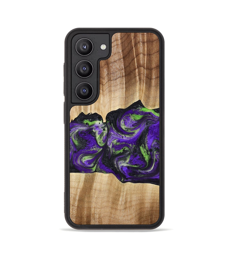 Galaxy S23 Wood Phone Case - Triston (Purple, 777550)