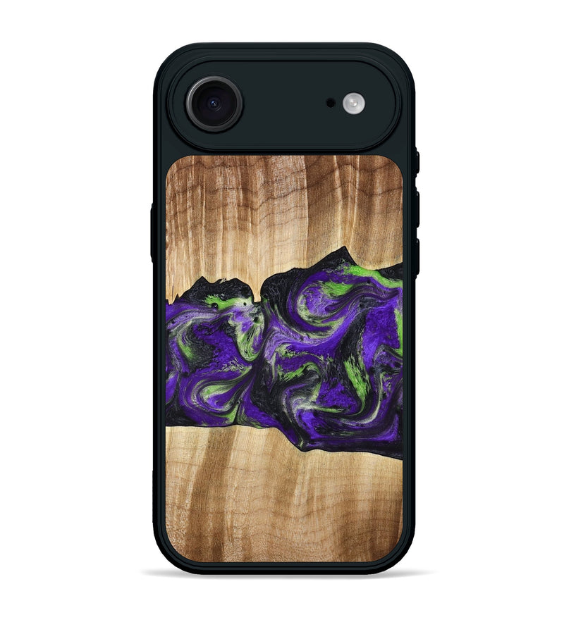 iPhone 17 Air Wood Phone Case - Triston (Purple, 777550)