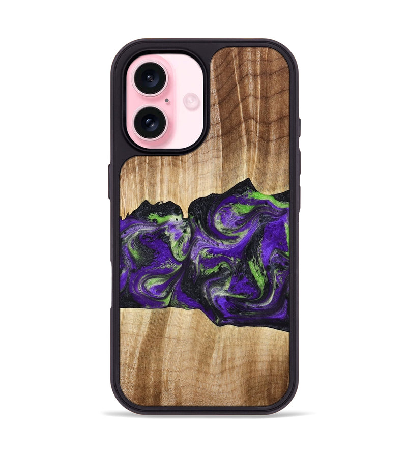 iPhone 17 Wood Phone Case - Triston (Purple, 777550)