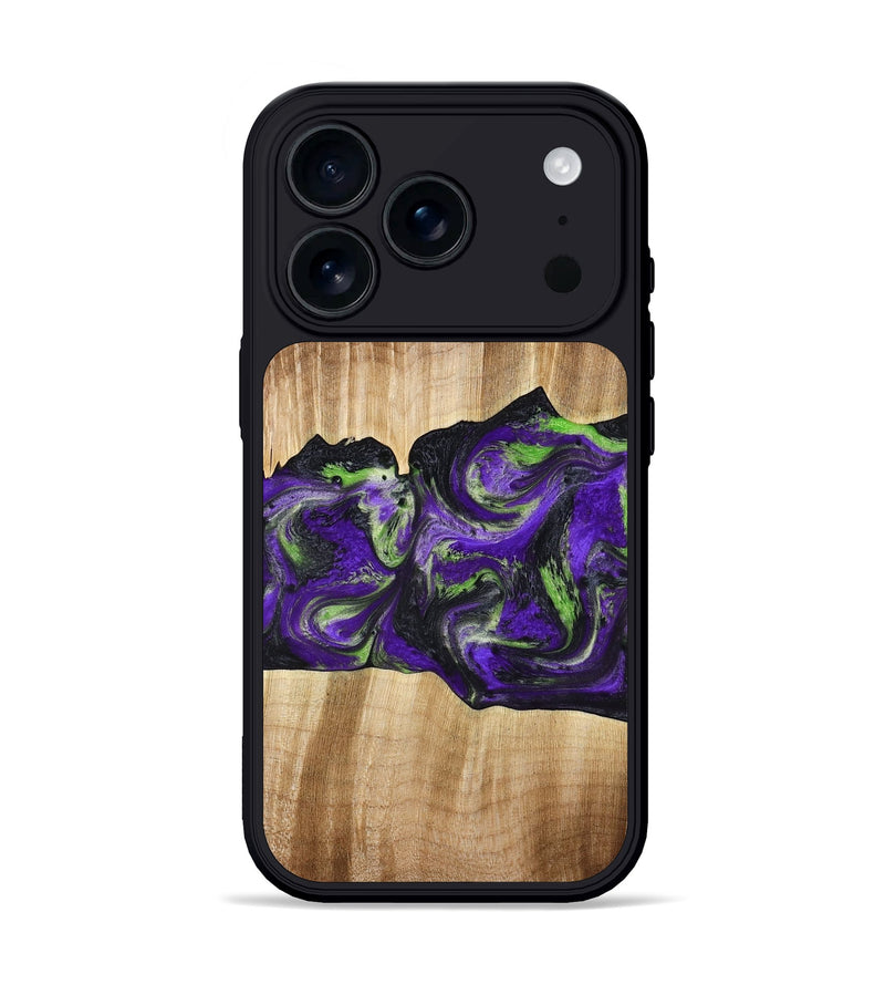 iPhone 17 Pro Wood Phone Case - Triston (Purple, 777550)