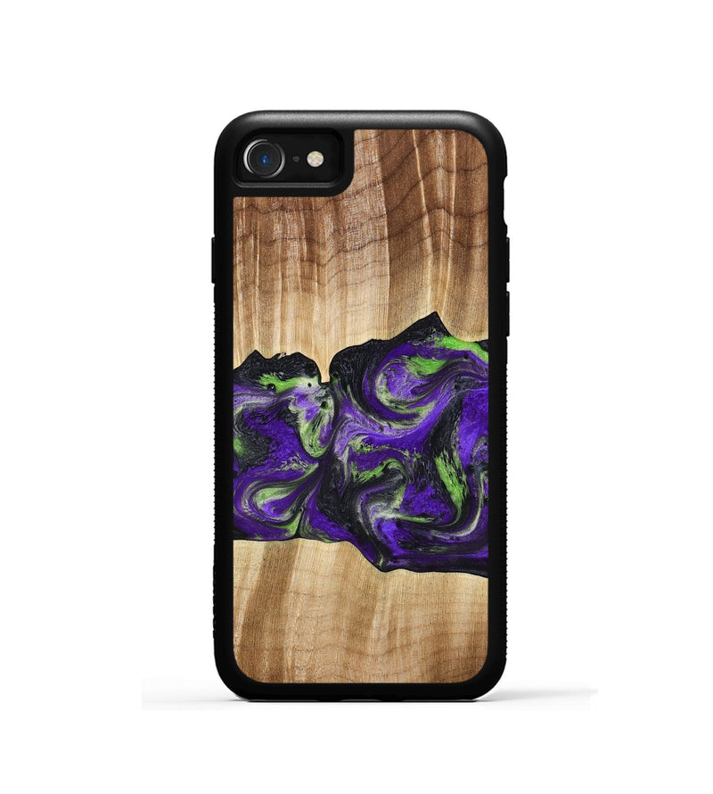 iPhone SE Wood Phone Case - Triston (Purple, 777550)