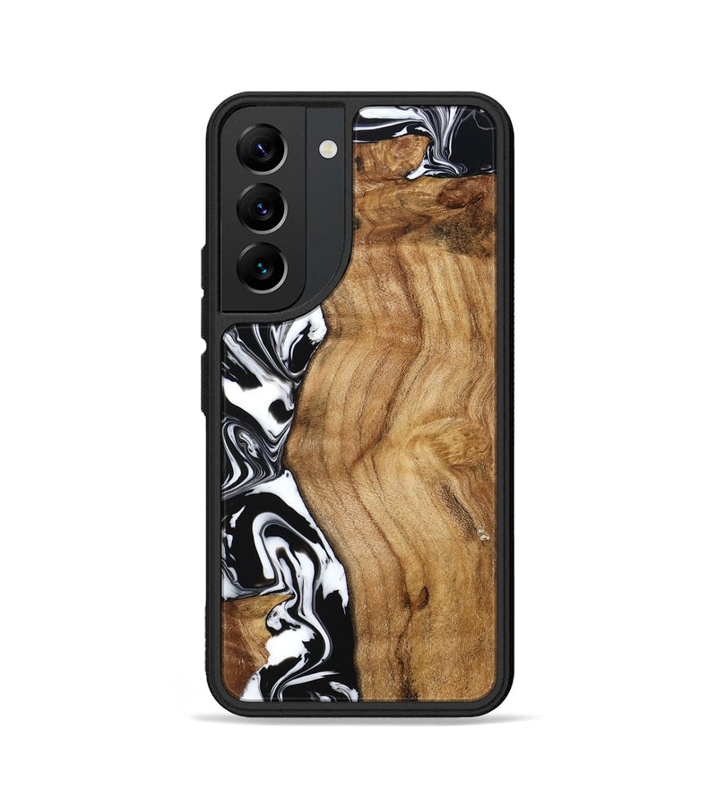 Galaxy S22 Wood Phone Case - Belen (Black & White, 777566)