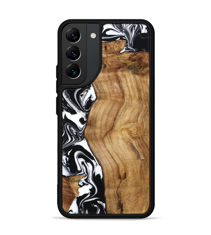 Galaxy S22 Plus Wood Phone Case - Belen (Black & White, 777566)