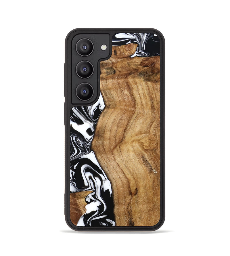Galaxy S23 Wood Phone Case - Belen (Black & White, 777566)