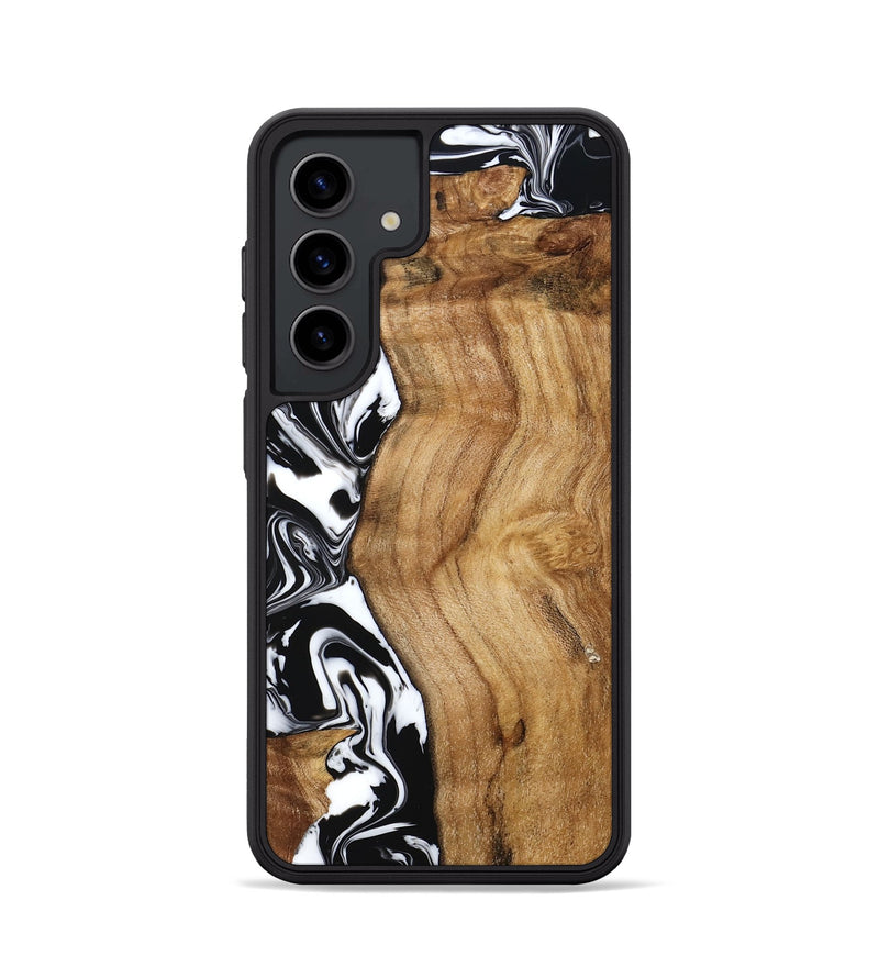 Galaxy S24 Wood Phone Case - Belen (Black & White, 777566)