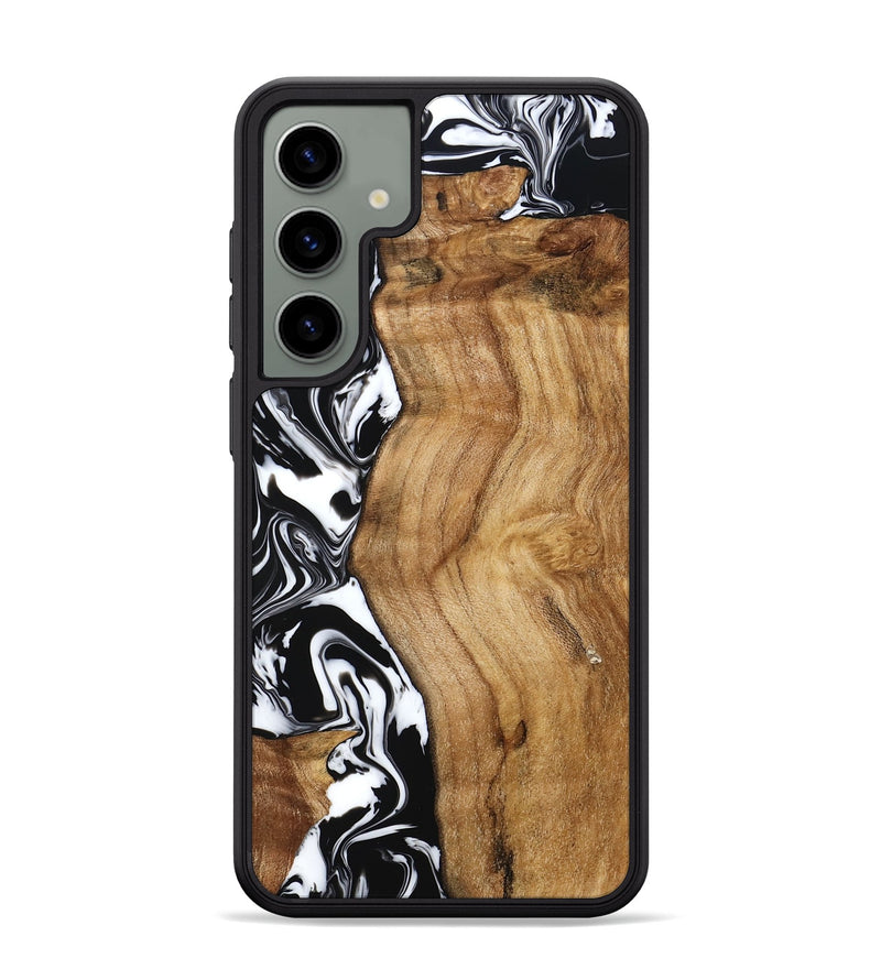 Galaxy S24 Plus Wood Phone Case - Belen (Black & White, 777566)