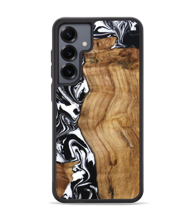 Galaxy S25 Plus Wood Phone Case - Belen (Black & White, 777566)