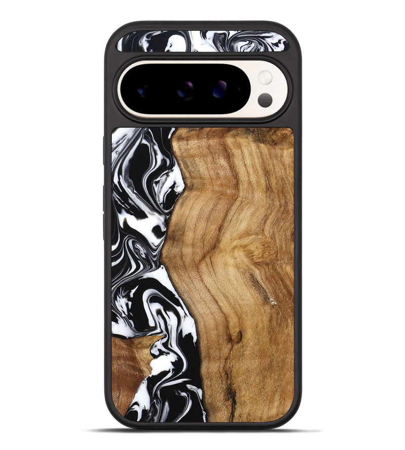 Pixel 10 Pro XL Wood Phone Case - Belen (Black & White, 777566)
