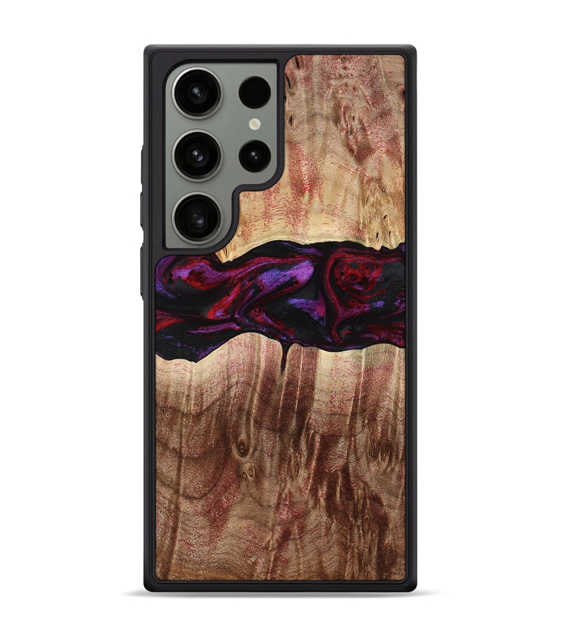 Galaxy S24 Ultra Wood Phone Case - Lemuel (Red, 777578)