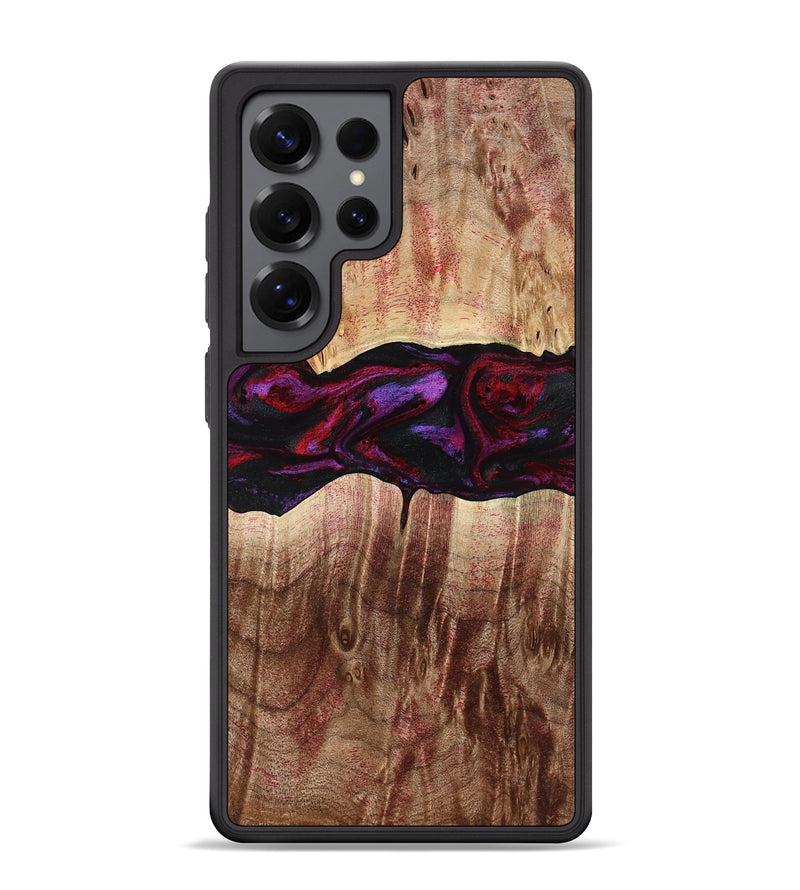 Galaxy S25 Ultra Wood Phone Case - Lemuel (Red, 777578)