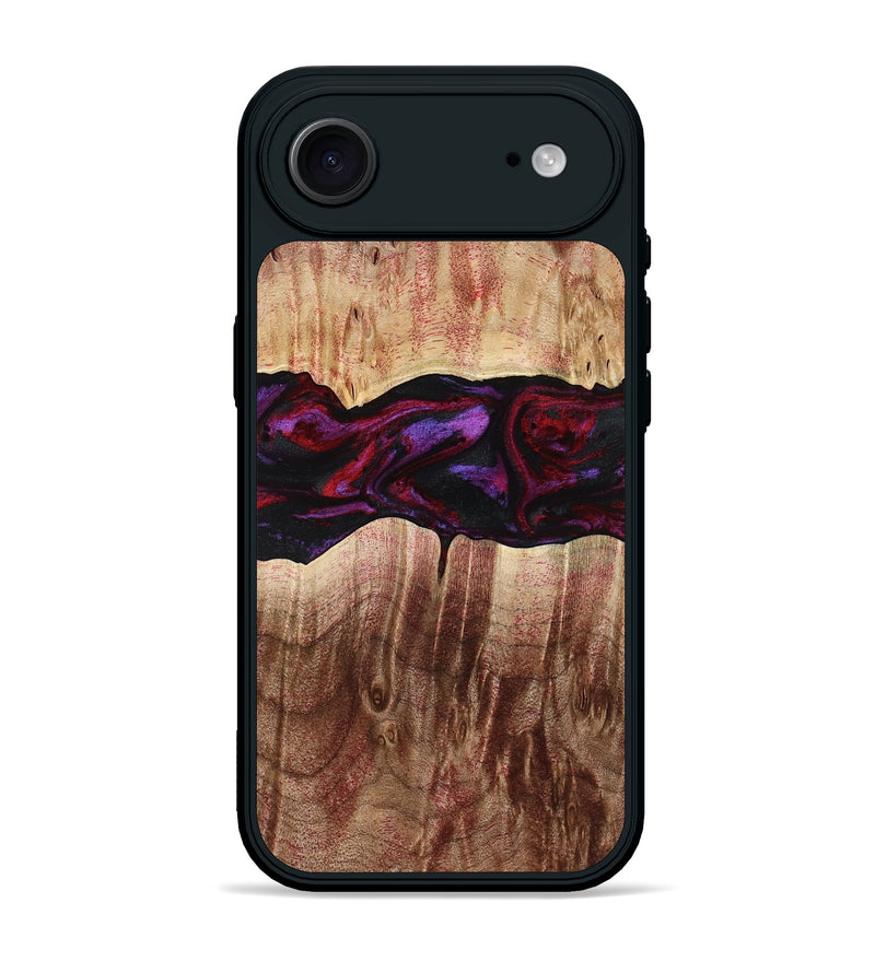 iPhone 17 Air Wood Phone Case - Lemuel (Red, 777578)