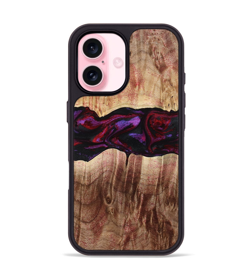 iPhone 17 Wood Phone Case - Lemuel (Red, 777578)