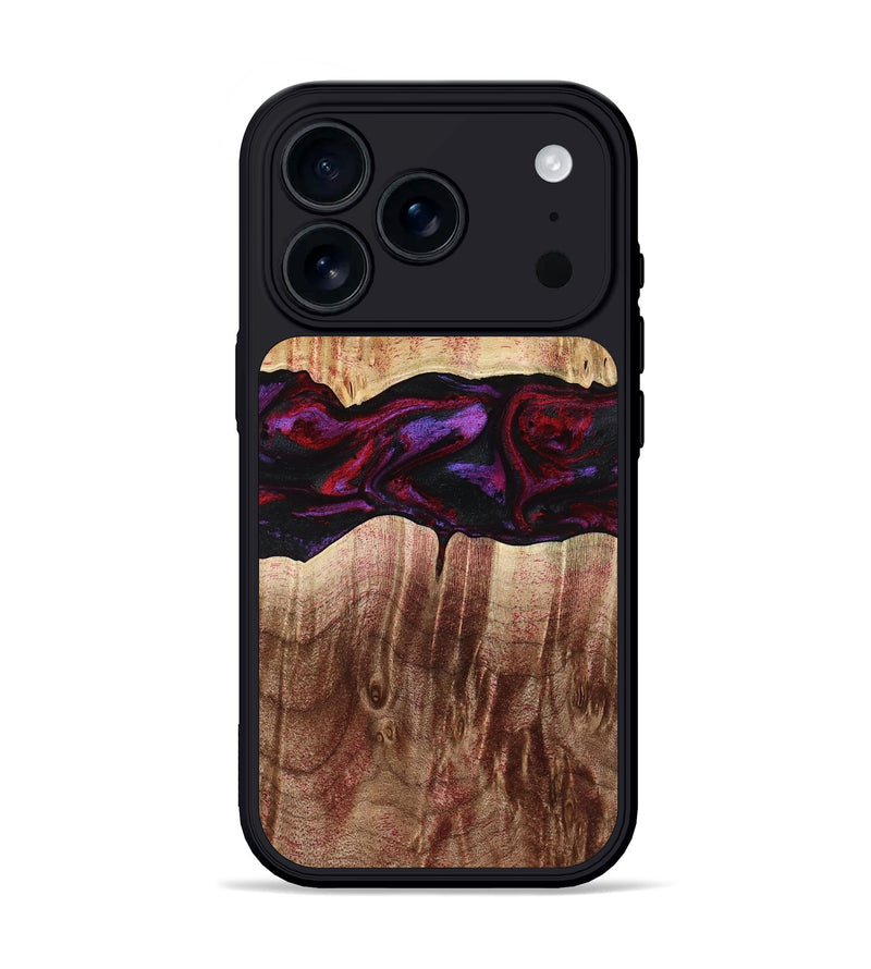 iPhone 17 Pro Wood Phone Case - Lemuel (Red, 777578)