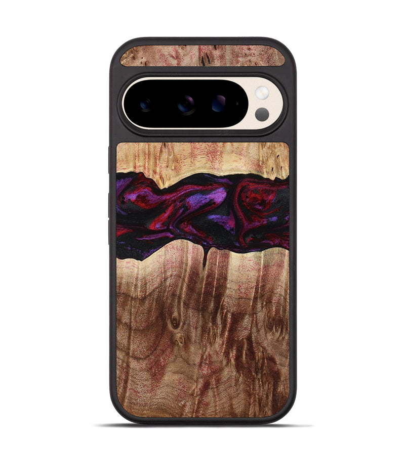 Pixel 10 Wood Phone Case - Lemuel (Red, 777578)