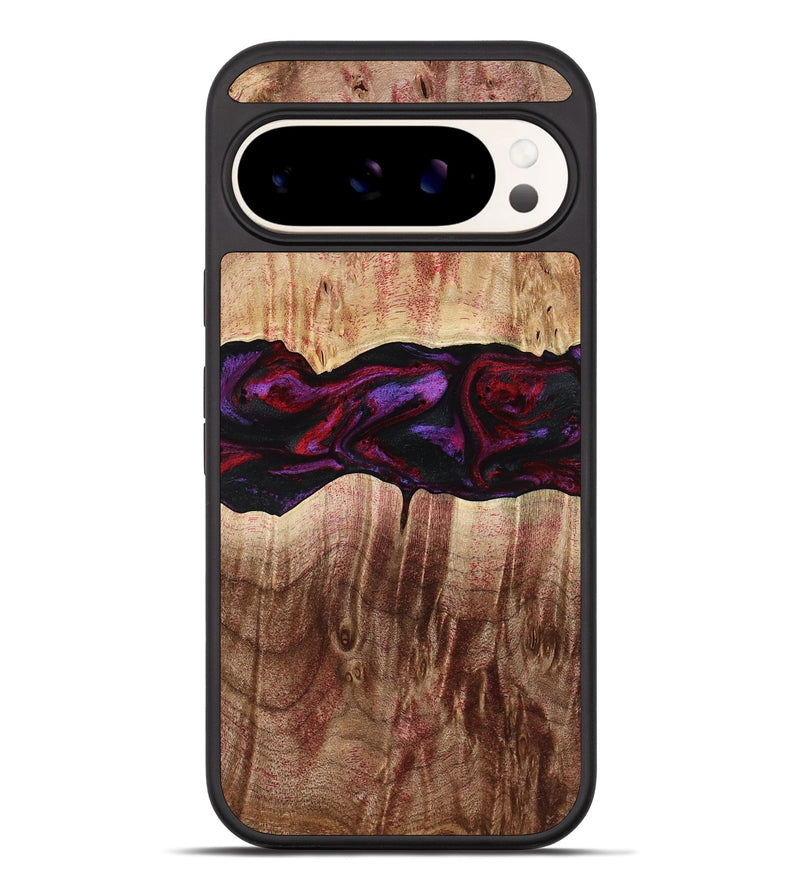 Pixel 10 Pro XL Wood Phone Case - Lemuel (Red, 777578)