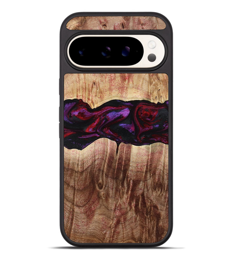 Pixel 9 Pro XL Wood Phone Case - Lemuel (Red, 777578)
