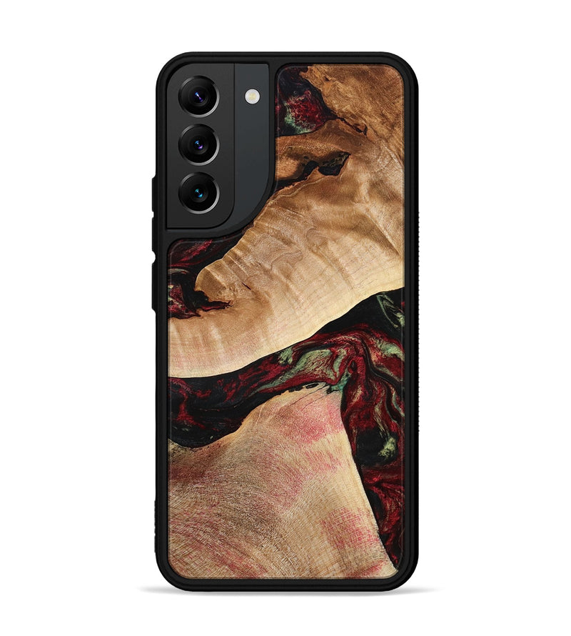 Galaxy S22 Plus Wood Phone Case - Solomon (Red, 777780)