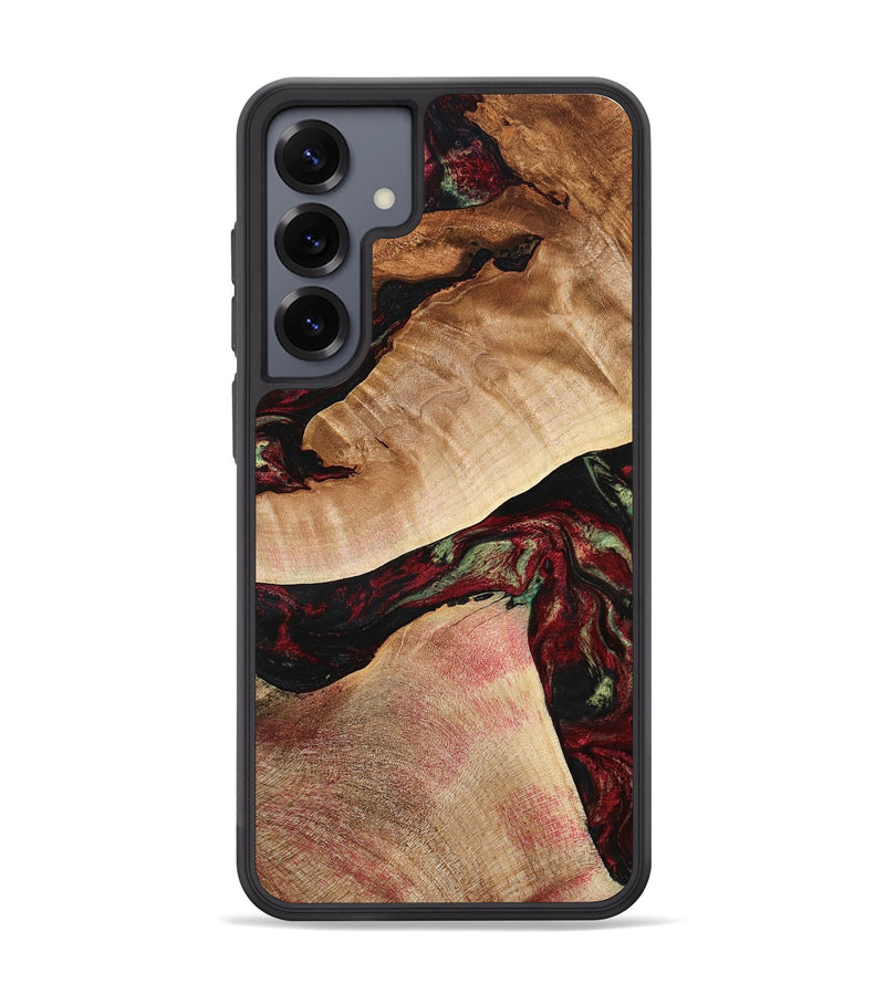 Galaxy S25 Plus Wood Phone Case - Solomon (Red, 777780)