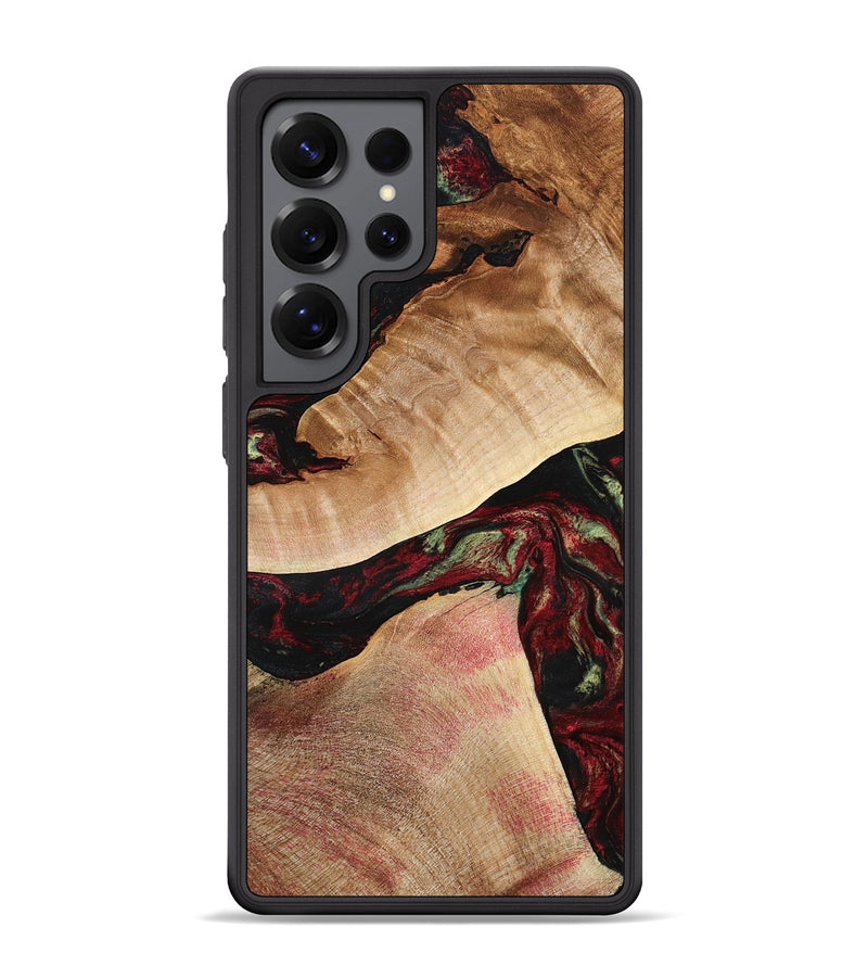 Galaxy S25 Ultra Wood Phone Case - Solomon (Red, 777780)