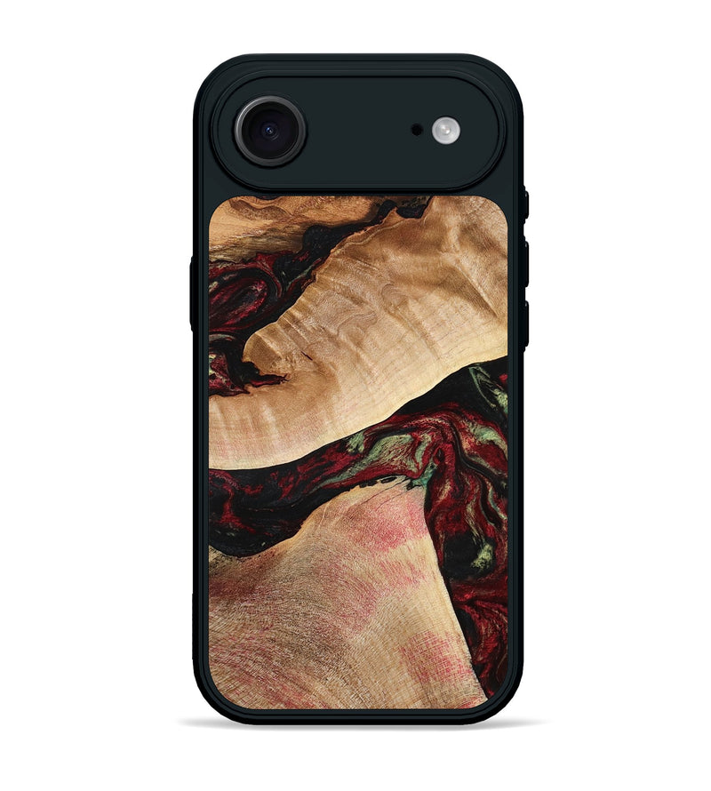 iPhone 17 Air Wood Phone Case - Solomon (Red, 777780)