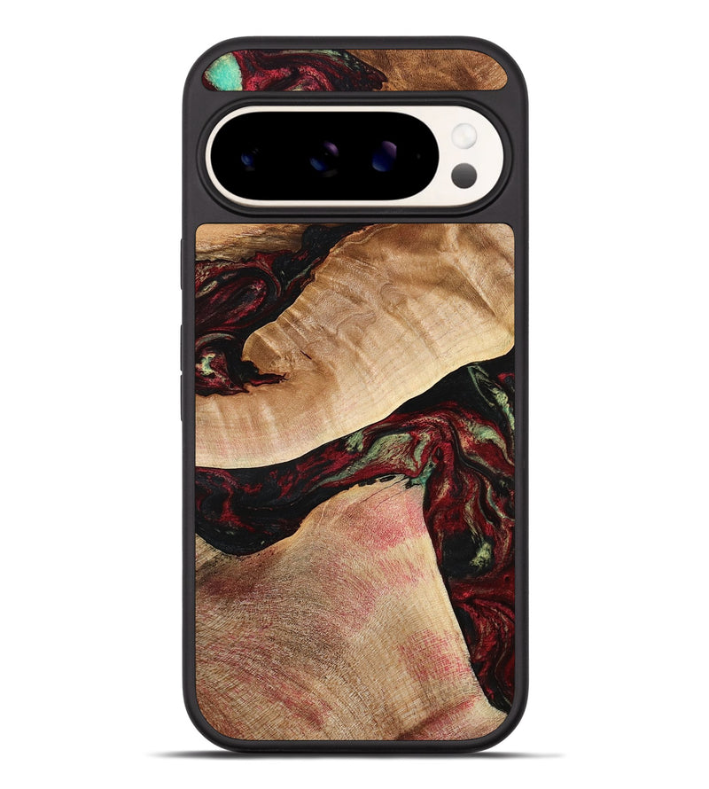 Pixel 9 Pro XL Wood Phone Case - Solomon (Red, 777780)