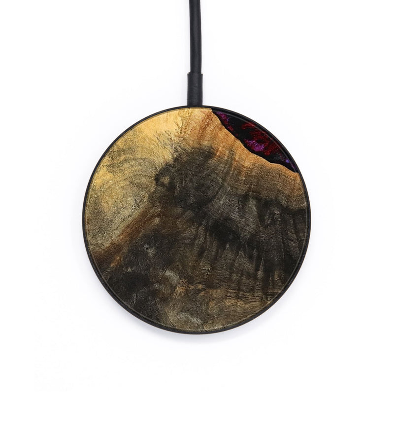 Circle Wood Wireless Charger - Forest (Red, 777804)
