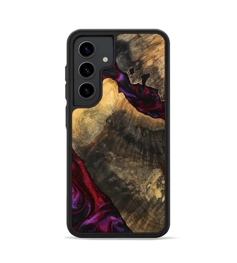 Galaxy S24 Wood Phone Case - Forest (Red, 777804)