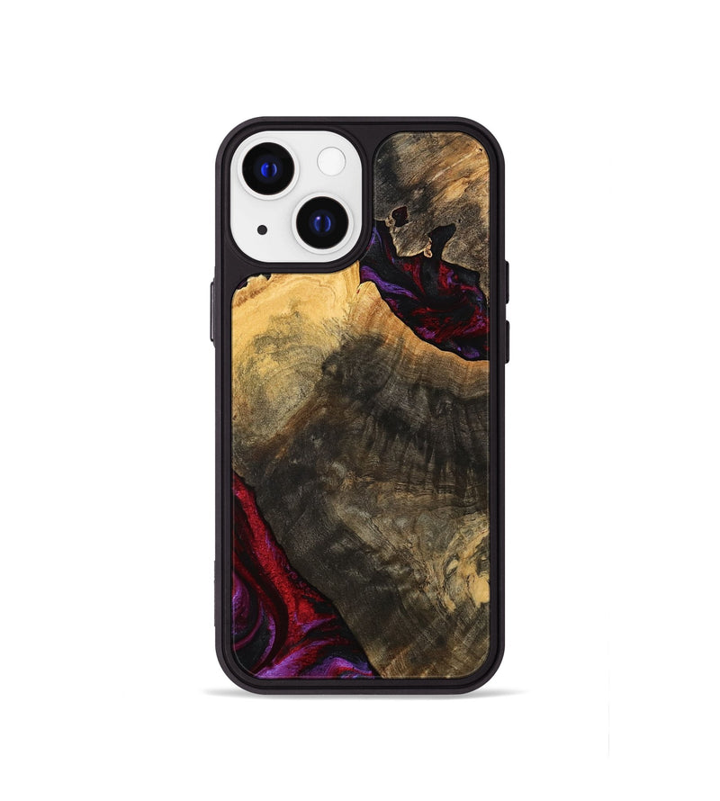 iPhone 13 mini Wood Phone Case - Forest (Red, 777804)