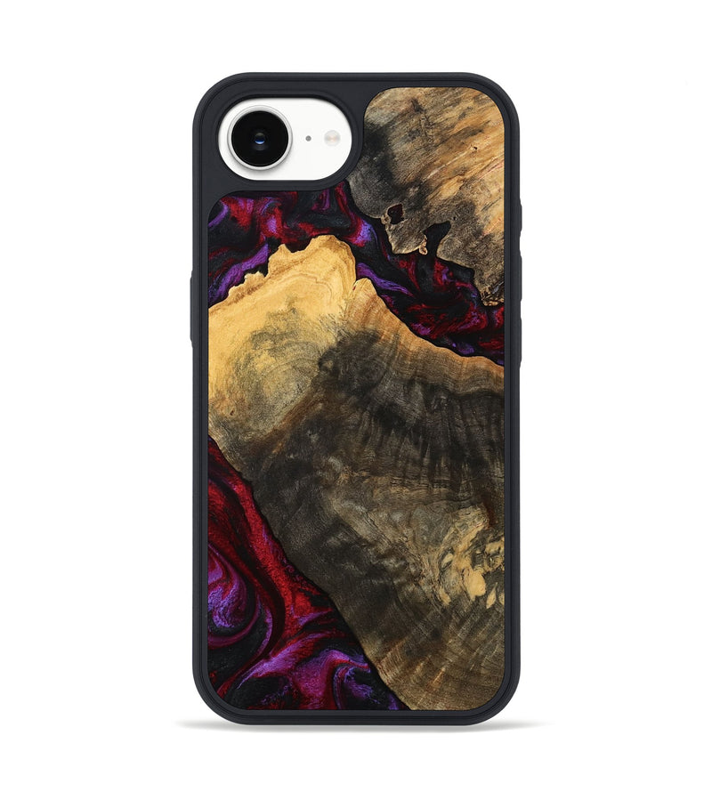 iPhone 16e Wood Phone Case - Forest (Red, 777804)