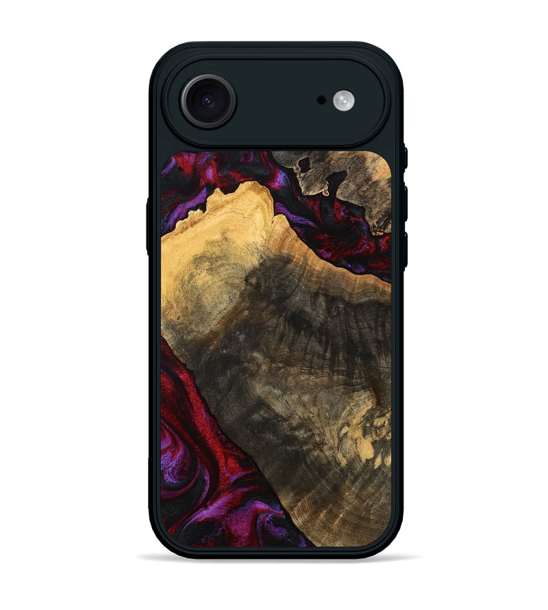 iPhone 17 Air Wood Phone Case - Forest (Red, 777804)