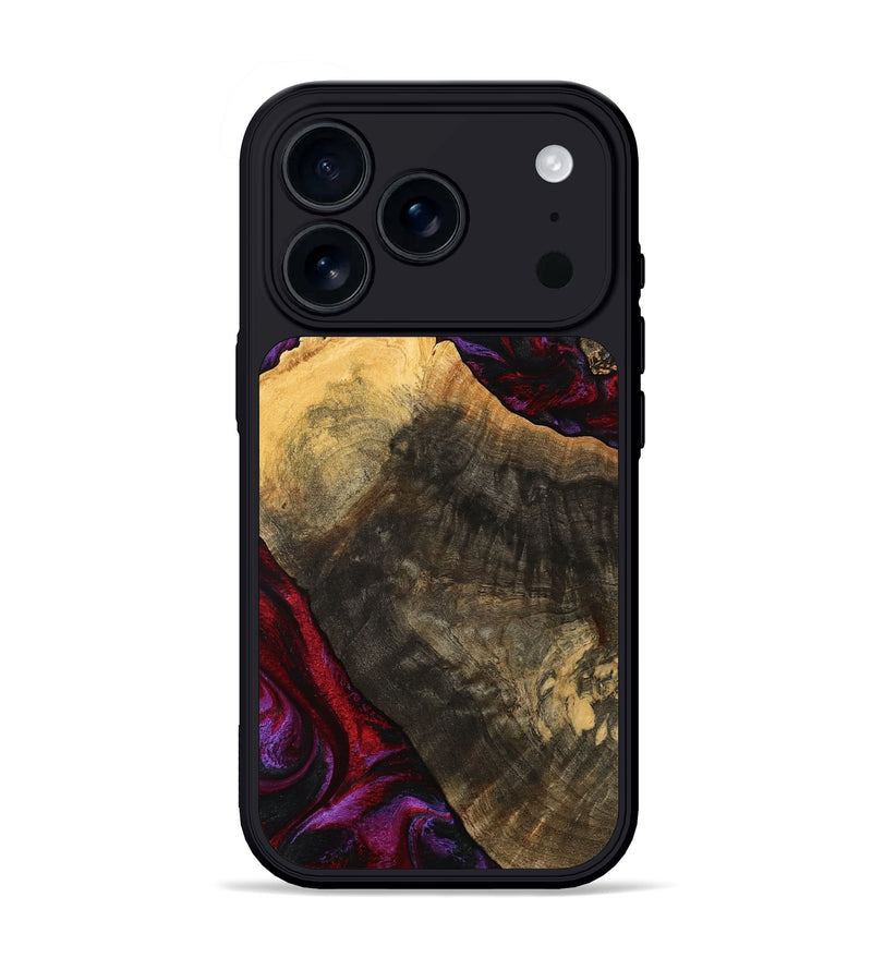 iPhone 17 Pro Wood Phone Case - Forest (Red, 777804)