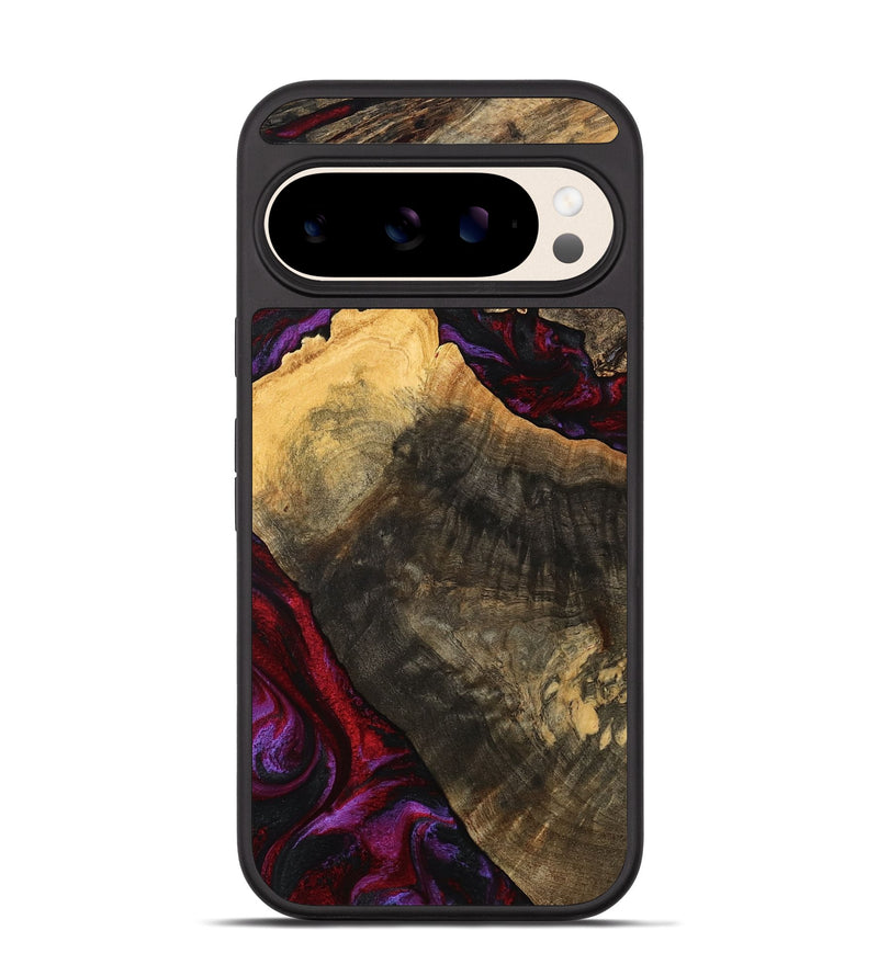 Pixel 10 Wood Phone Case - Forest (Red, 777804)