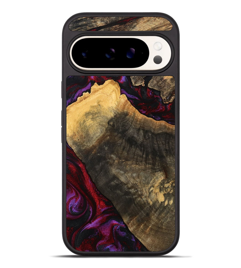 Pixel 9 Pro XL Wood Phone Case - Forest (Red, 777804)