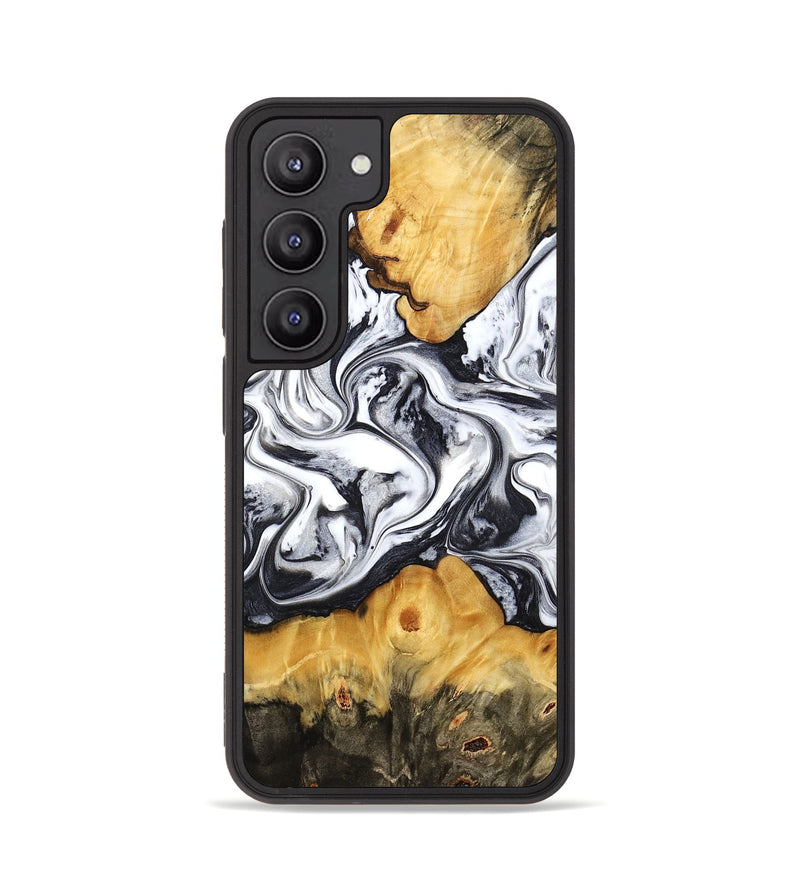 Galaxy S23 Wood Phone Case - Deonte (Black & White, 777906)