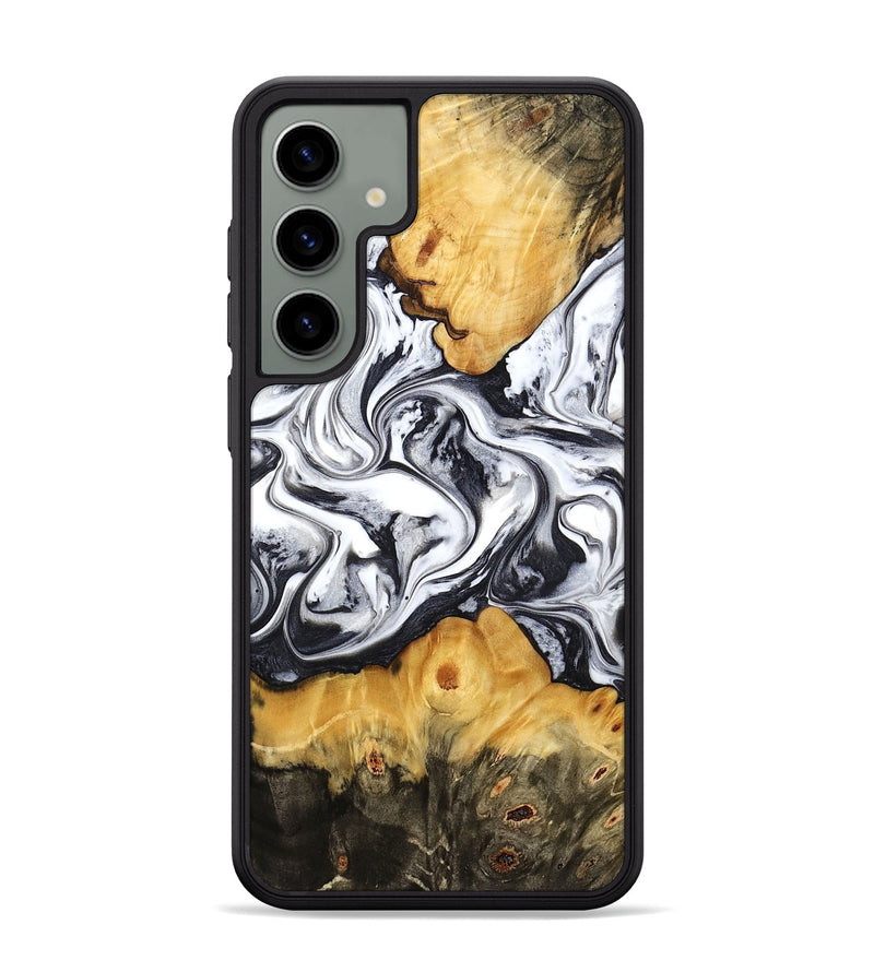 Galaxy S24 Plus Wood Phone Case - Deonte (Black & White, 777906)