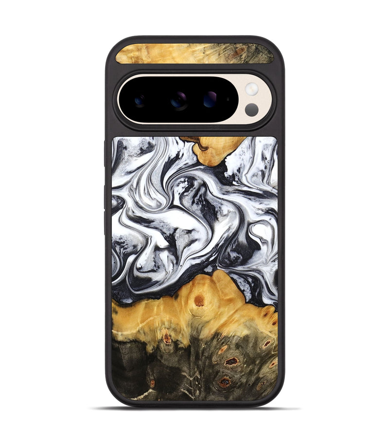 Pixel 10 Wood Phone Case - Deonte (Black & White, 777906)