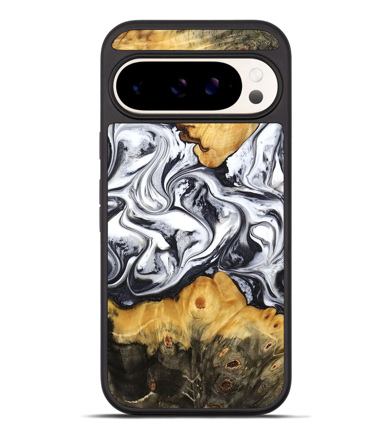 Pixel 10 Pro XL Wood Phone Case - Deonte (Black & White, 777906)